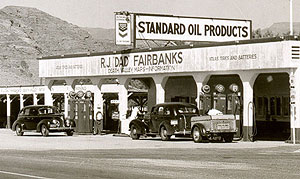 Fairbanks Service Station, Baker, CA